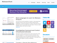 Tablet Screenshot of malwaretech.com